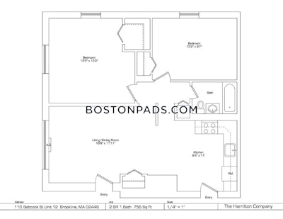 Brookline 2 Beds 1 Bath  Coolidge Corner - $3,500 No Fee